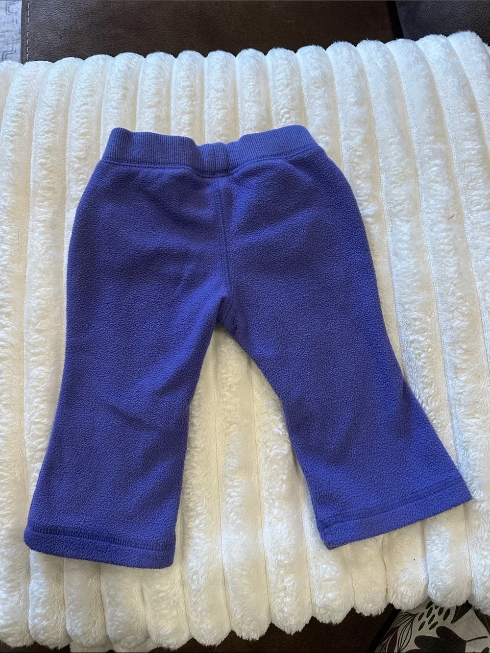 Carter's Purple Fleece Pull-On Joggers